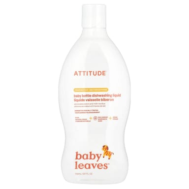 Средство для мытья детских бутылочек ATTITUDE Baby Leaves™ Pear Nectar, 700 мл, жидкая форма
