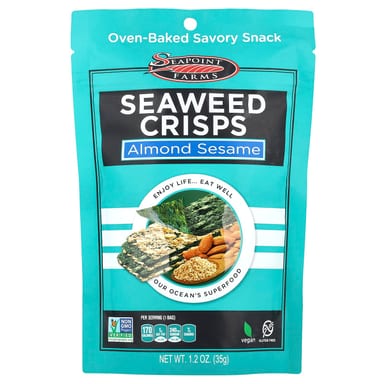 Снеки из водорослей Seapoint Farms, 1.2 oz (35 g)