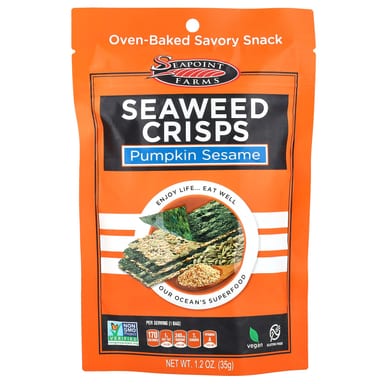Снеки из водорослей Seapoint Farms, 1.2 oz (35 g)