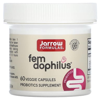 Пробиотик Jarrow Formulas Vegan Fem, 1 млрд КОЕ, 60 растительных капсул