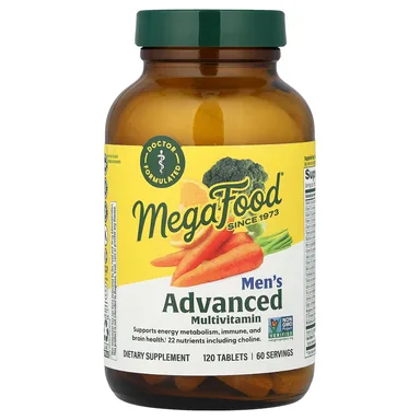Фото товара: Мужские мультивитамины MegaFood Men's Advanced, 120 таблеток