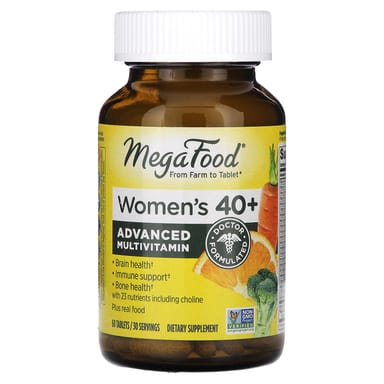 Мультивитамины MegaFood Women's 40+ Advanced, 60 таблеток