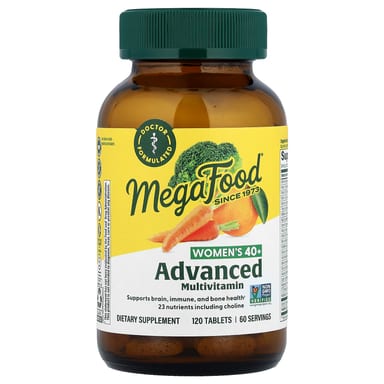 Мультивитамины MegaFood Women's 40+ Advanced, 120 таблеток