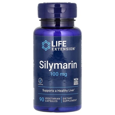 Силимарин Life Extension, 100 мг, 90 вегетарианских капсул