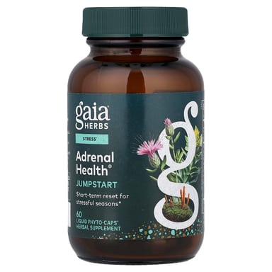 Комплекс для надпочечников Gaia Herbs® Jump Start, оттенок 60 Liquid Phyto-Caps®, жидкая форма