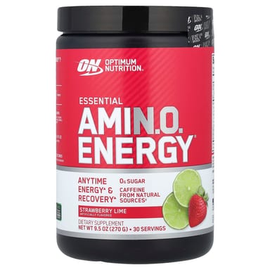 Энергетический напиток Optimum Nutrition, 270 г (9.5 oz), клубника-лайм