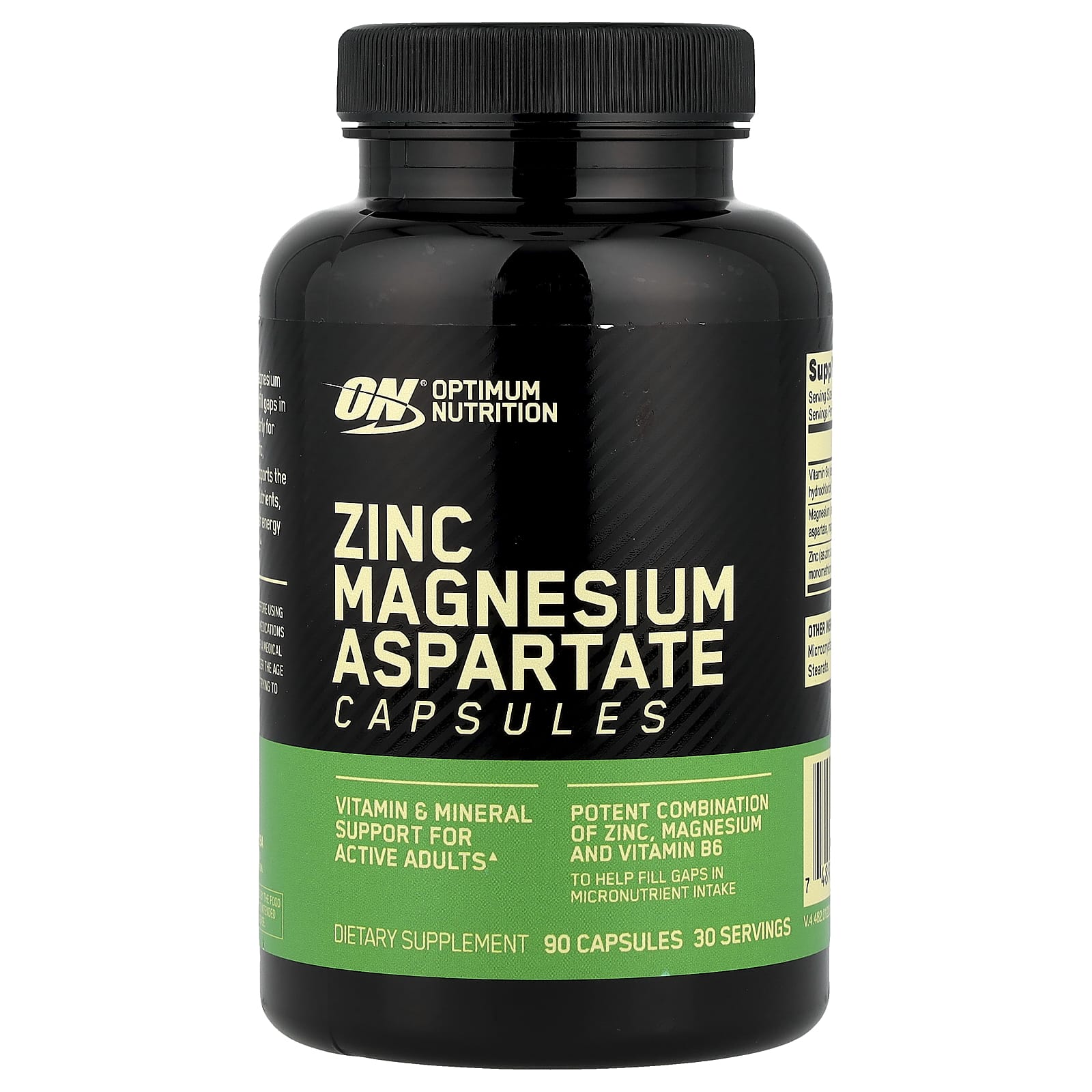 Магний Optimum Nutrition Zinc Aspartate, 90 капсул