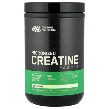 Фото товара: Креатин Optimum Nutrition Micronized Powder, без вкуса, 600 г, 1., порошок