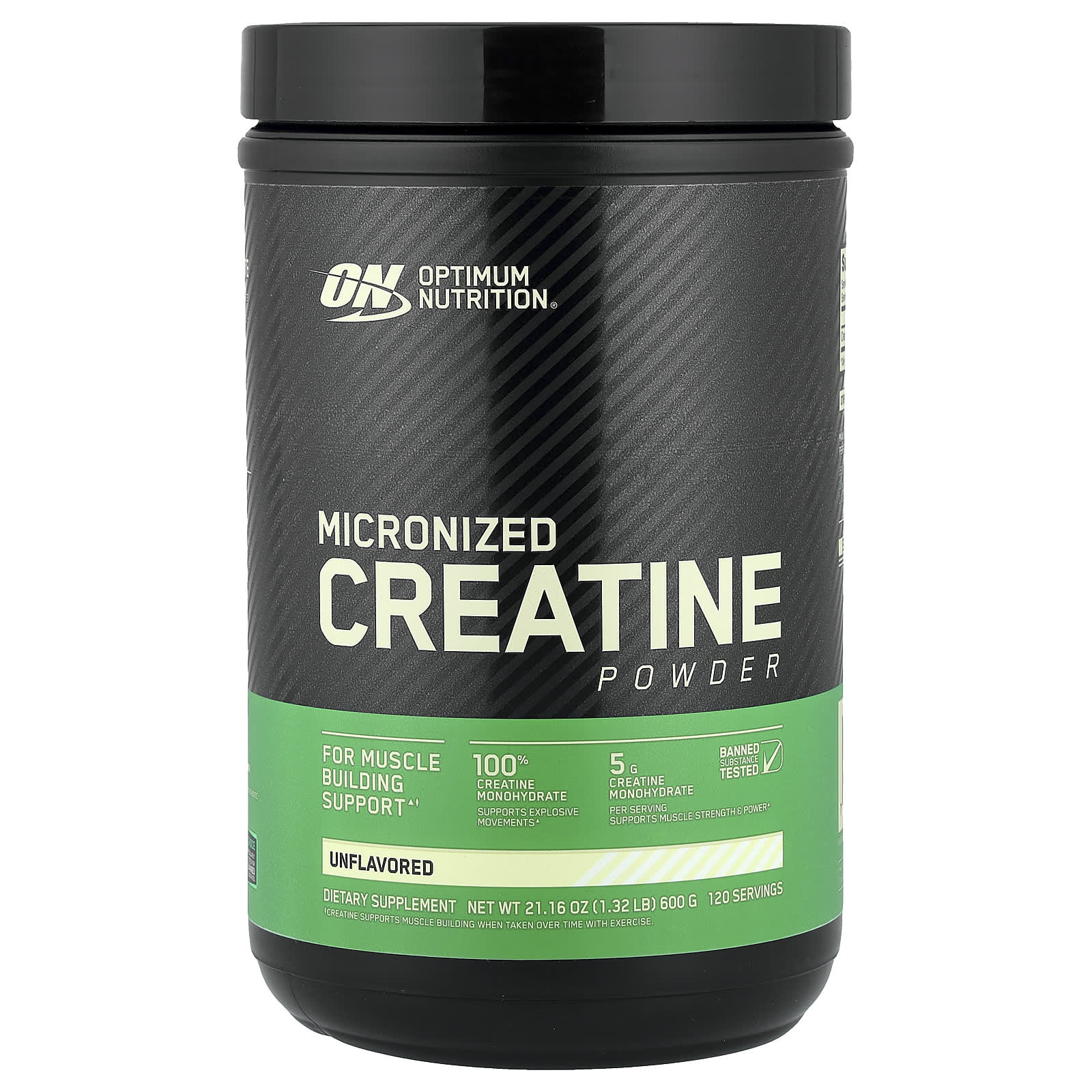 Креатин Optimum Nutrition Micronized Powder, без вкуса, 600 г, 1., порошок