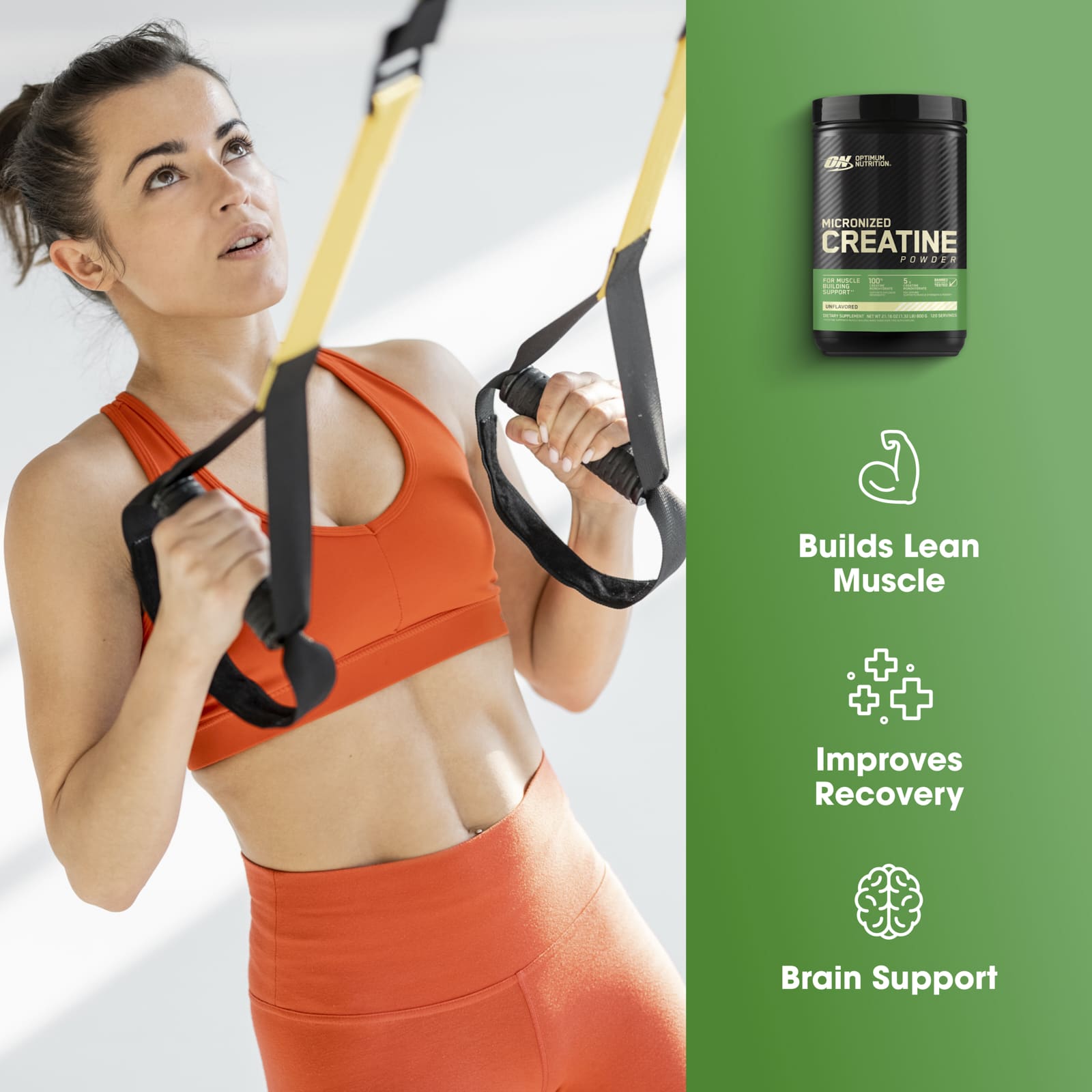 Креатин Optimum Nutrition Micronized Powder, без вкуса, 600 г, 1., порошок — фото 5