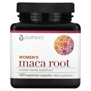 Фото товара: Мака Youtheory Women's Root, 500 мг, 120 растительных капсул
