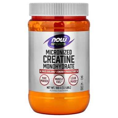 Фото товара: Креатин моногидрат NOW Foods Sports Micronized, 500 г