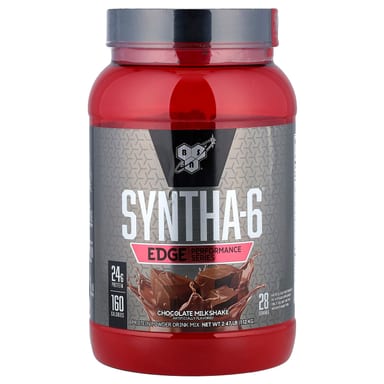 Протеиновый порошок BSN Syntha-6® Edge Drink Mix, вкус Chocolate Milkshake, 1.12 кг, смесь для напитка