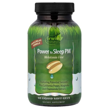 Мелатонин Irwin Naturals Power to Sleep PM® -Free, 50 мягких капсул