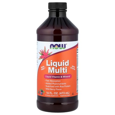 Жидкий мультивитамин NOW Foods, 16 fl oz (473 ml)