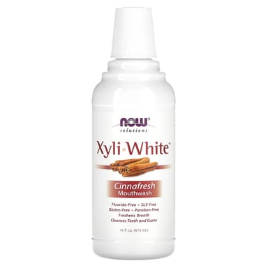 Ополаскиватель для полости рта NOW Foods Solutions XyliWhite™, оттенок Cinnafresh, 473 мл