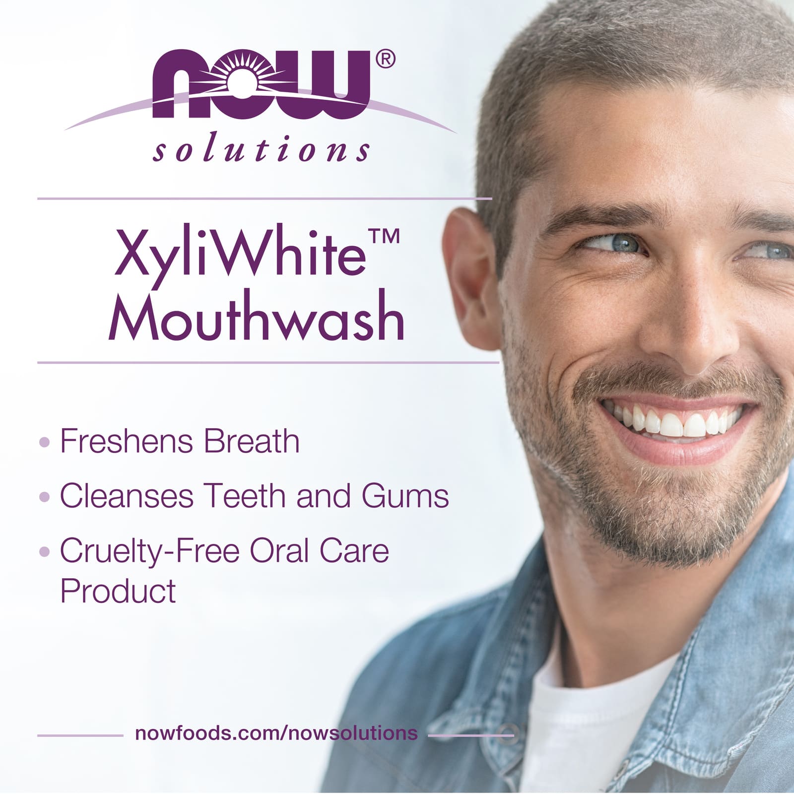 Ополаскиватель для полости рта NOW Foods Solutions XyliWhite™, оттенок Cinnafresh, 473 мл — фото 3