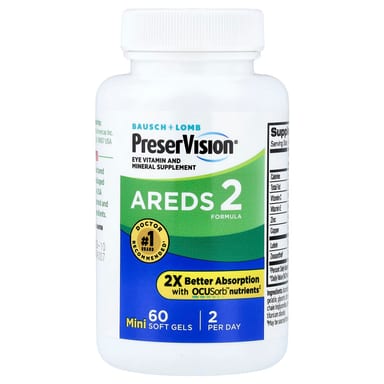 Комплекс PreserVision AREDS 2, 60 мягких капсул