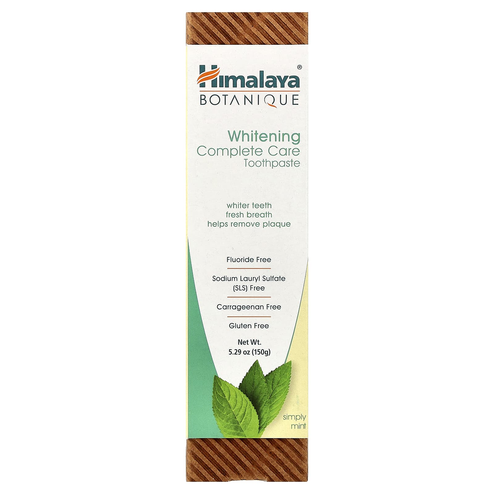 Зубная паста Himalaya Botanique Whitening Complete Care Simply Mint, 150 г — фото 2