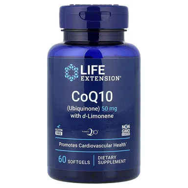 Фото товара: Коэнзим Q10 Life Extension with d-Limonene, 60 мягких капсул