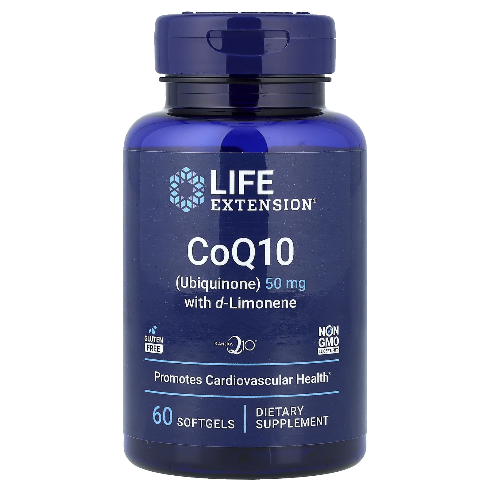 Коэнзим Q10 Life Extension with d-Limonene, 60 мягких капсул