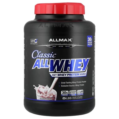 Сывороточный протеин ALLMAX CLASSIC ALLWHEY® 100% Source Cookies & Cream 5 lbs. (2.27 kg)