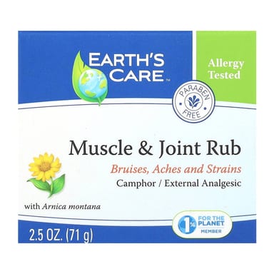 Мазь для мышц и суставов Earth's Care, 71 г