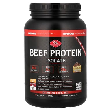 Шоколад Olympian Labs Beef Protein Isolate, вкус Chocolate, 979.2 г