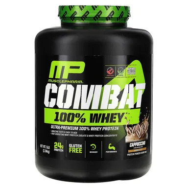 Фото товара: Сывороточный протеин MusclePharm Combat 100%, Cappuccino, 2.24 кг