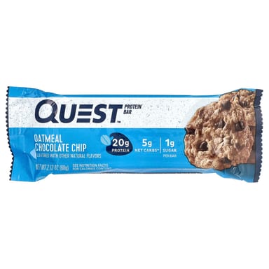 Протеиновый батончик Quest Nutrition, вкус Oatmeal Chocolate Chip, 60 г, 12 шт.