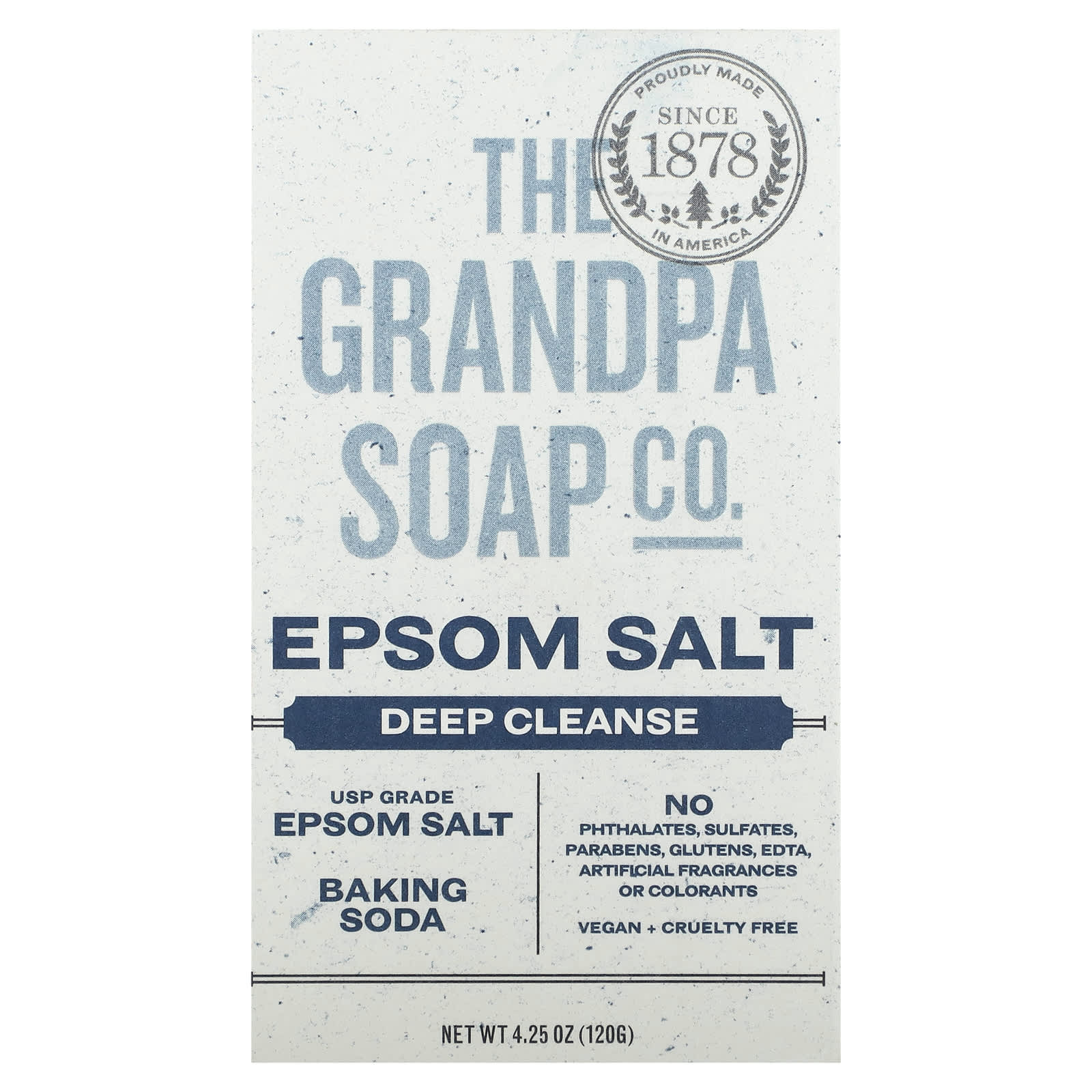 Мыло The Grandpa Soap Co. Face & Body Soap Epsom Salt, 120 г — фото 2