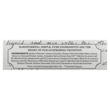 Мыло The Grandpa Soap Co. Face & Body Soap, оттенок Charcoal, 120 г