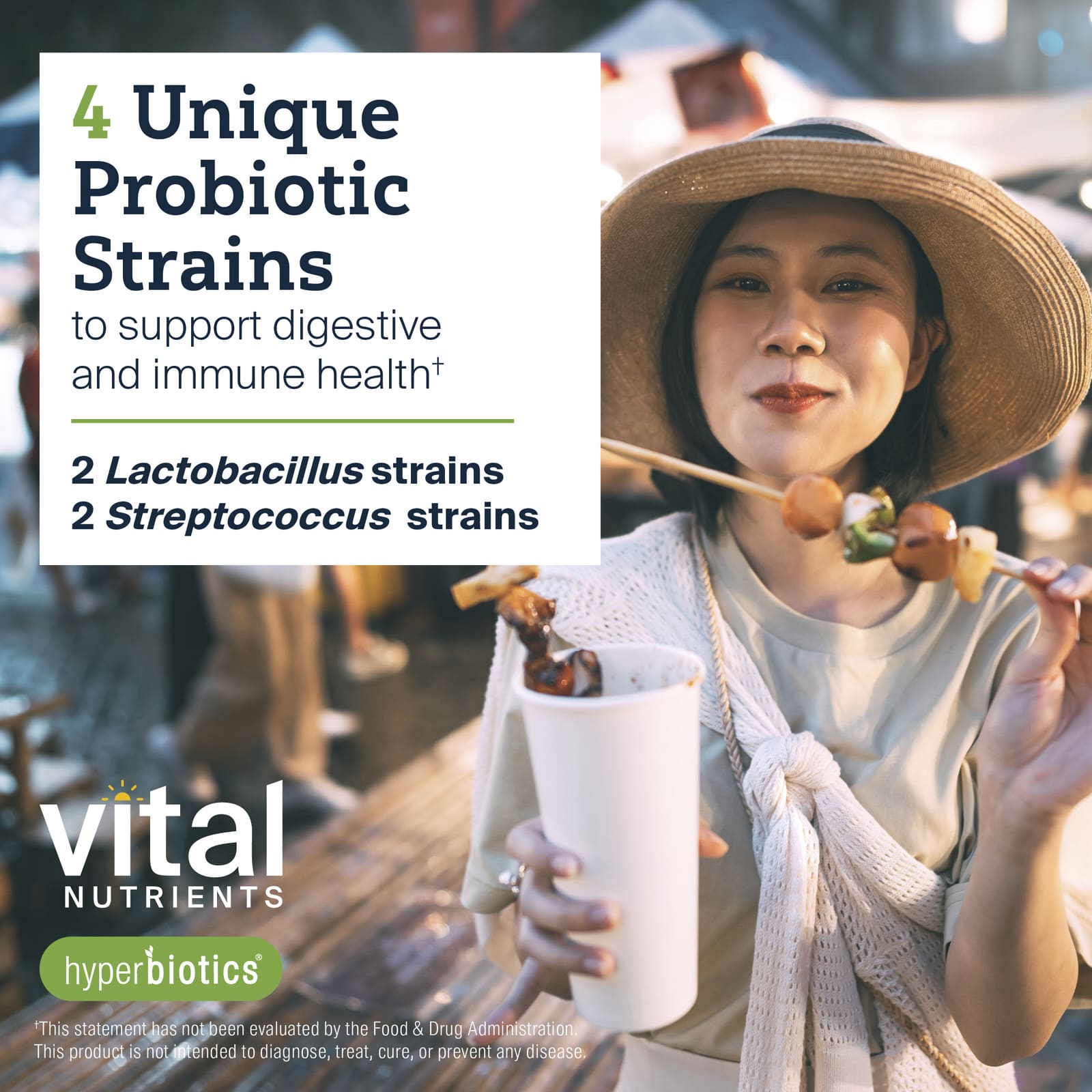 Пробиотик Vital Nutrients Hyperbiotics® Pro-Dental® 90 Vegan, вкус Natural Mint, жевательные таблетки — фото 2