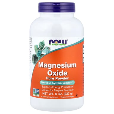 Магний оксид NOW Foods Pure Powder, 227 г, порошок