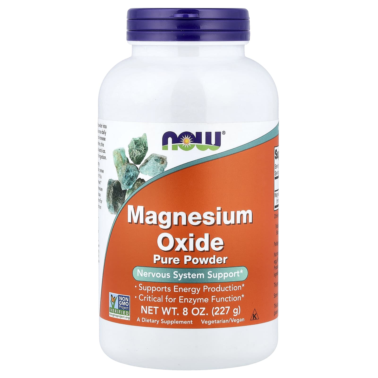 Магний оксид NOW Foods Pure Powder, 227 г, порошок