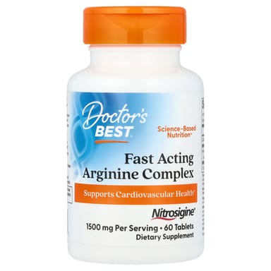 Комплекс Doctor's Best Fast Acting Arginine, 60 таблеток