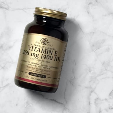 Витамин E Solgar Naturally Sourced, 400 МЕ, 268 мг, 250 мягких капсул