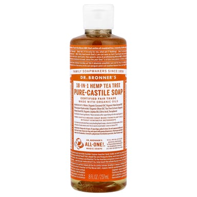 Чай Dr. Bronner's 18-in-1 Pure-Castile Soap Hemp Tree, 237 мл