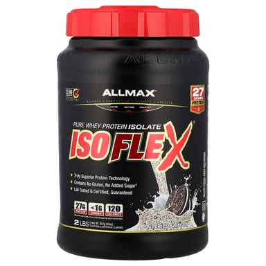 Сывороточный протеин ALLMAX ISOFLEX® Pure Isolate Cookies & Cream, 907 г