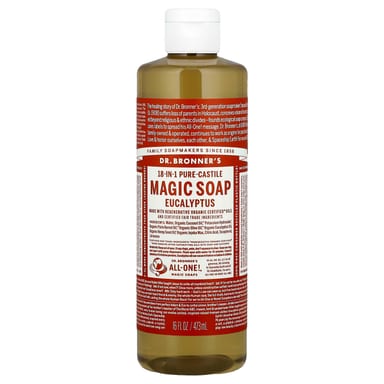 Эвкалипт Dr. Bronner's 18-in-1 Pure-Castile Magic Soap, 473 мл