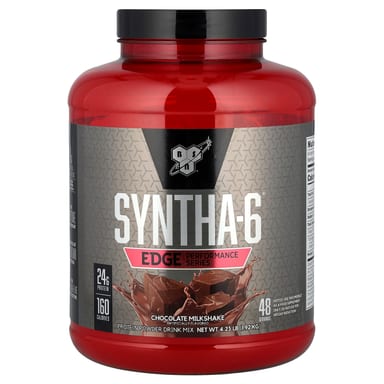 Протеиновый порошок BSN Syntha-6® Edge Drink Mix, вкус Chocolate Milkshake, 1.92 кг, смесь для напитка