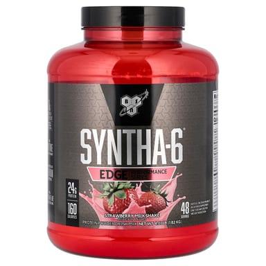 Протеиновый порошок BSN Syntha-6 Edge® Drink Mix, вкус Strawberry Milkshake, 1.82 кг, смесь для напитка