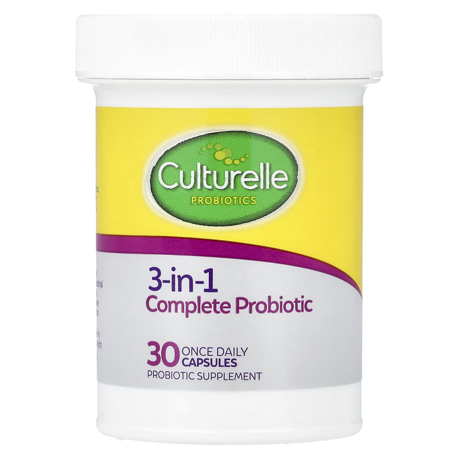 Пробиотик Culturelle 3-in-1 Complete Probiotic with Omega 3s 30 Once Daily Capsules, капсулы