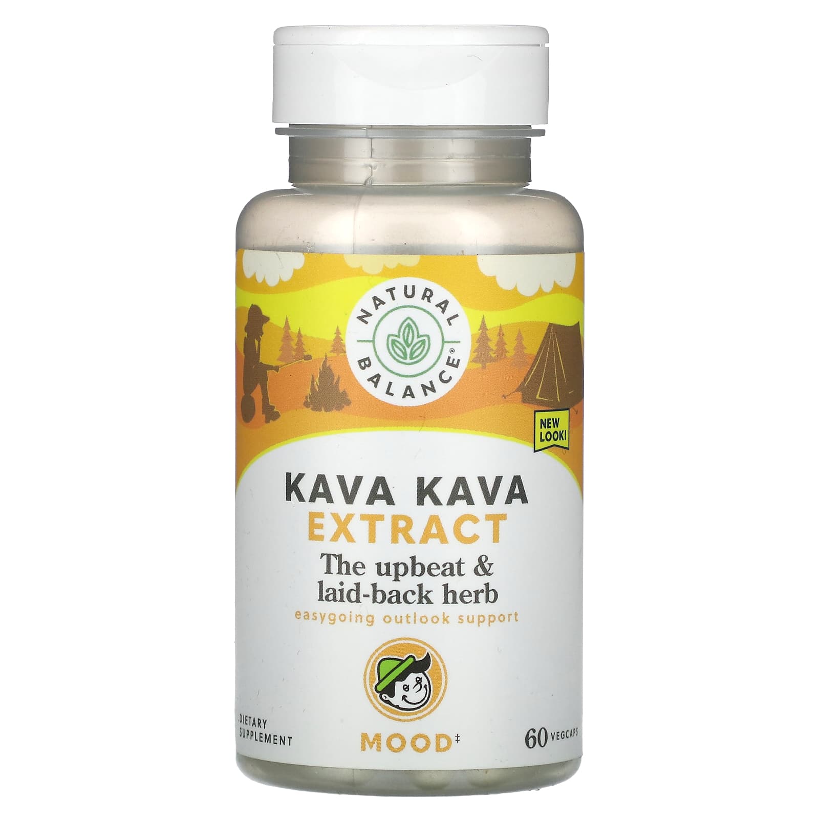 Экстракт кавы Natural Balance, 234 мг, 60 растительных капсул