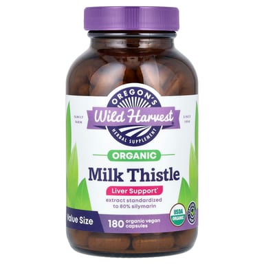 Расторопша Oregon's Wild Harvest Organic 180 Organic, капсулы