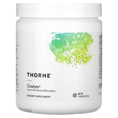 Электролиты Thorne Catalyte, вкус Lemon Lime Flavored Electrolytes, 312 г