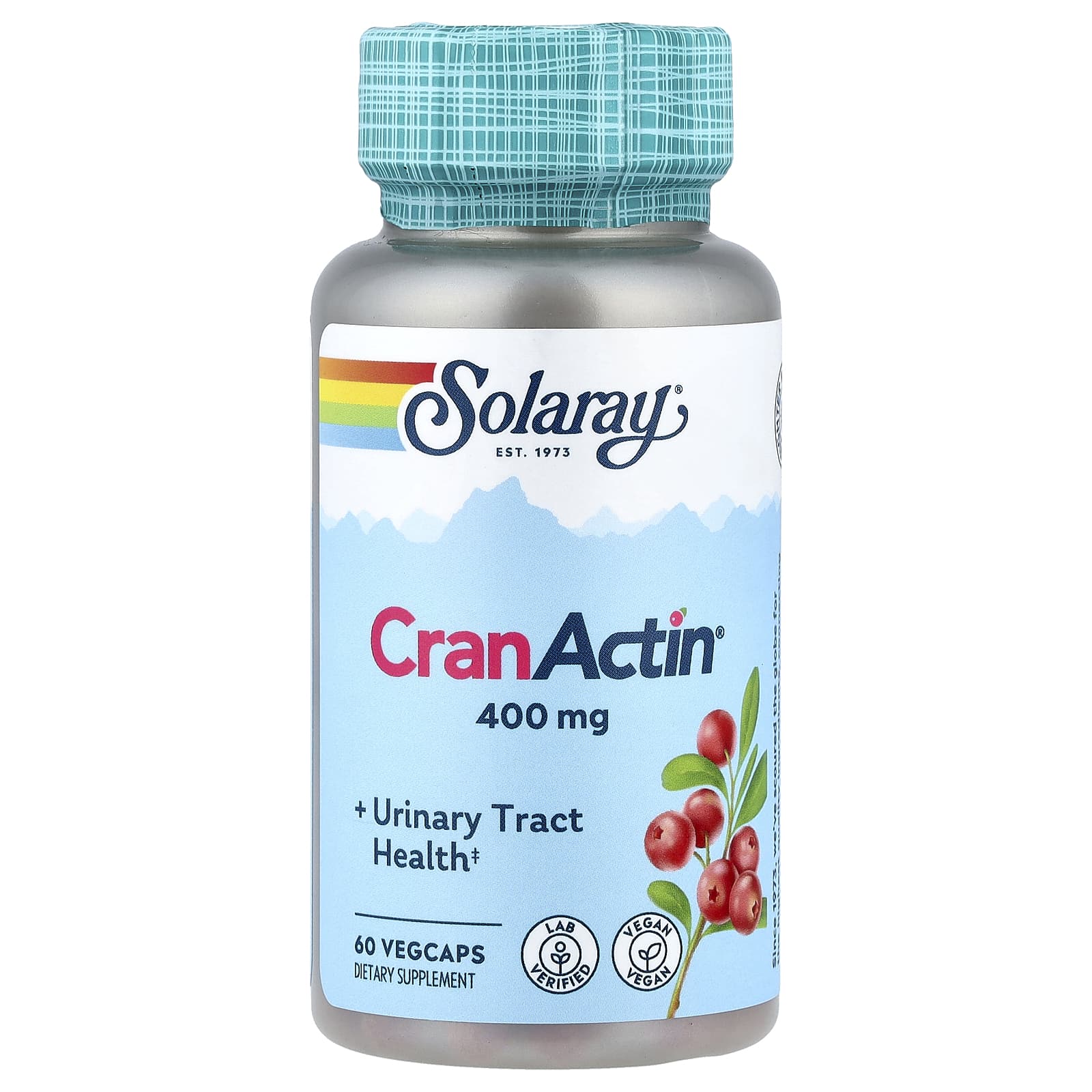 Комплекс CranActin Solaray®, 60 растительных капсул