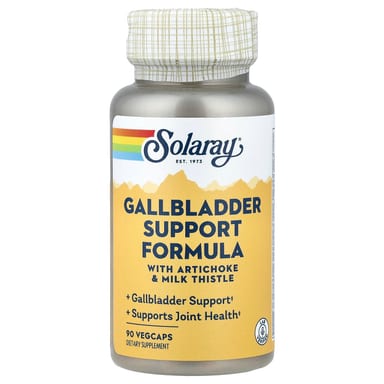 Расторопша Solaray Gallbladder Support Formula With Artichoke &, 90 растительных капсул