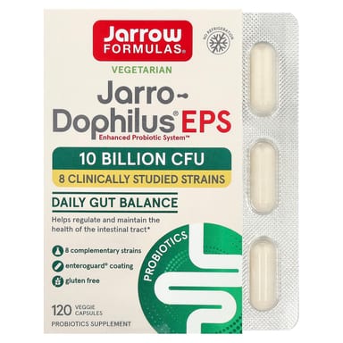 Пробиотик Jarrow Formulas Jarro-® EPS, 5 млрд КОЕ, 120 растительных капсул