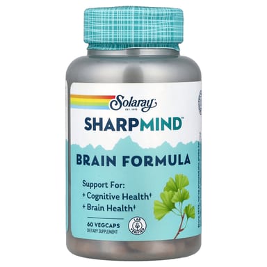 Комплекс Solaray SharpMind™ Brain, 60 растительных капсул